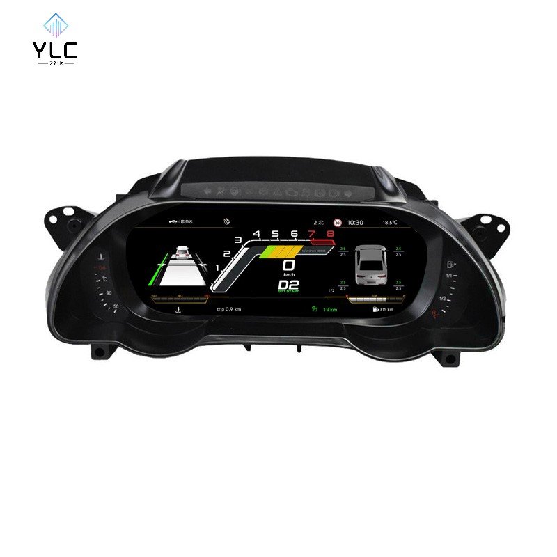 YLC 1920*720p Linux System Upgrade Auto Meter Screen Instrument Digital Cluster for Audi A5 A4 B8 S5 2013-2016