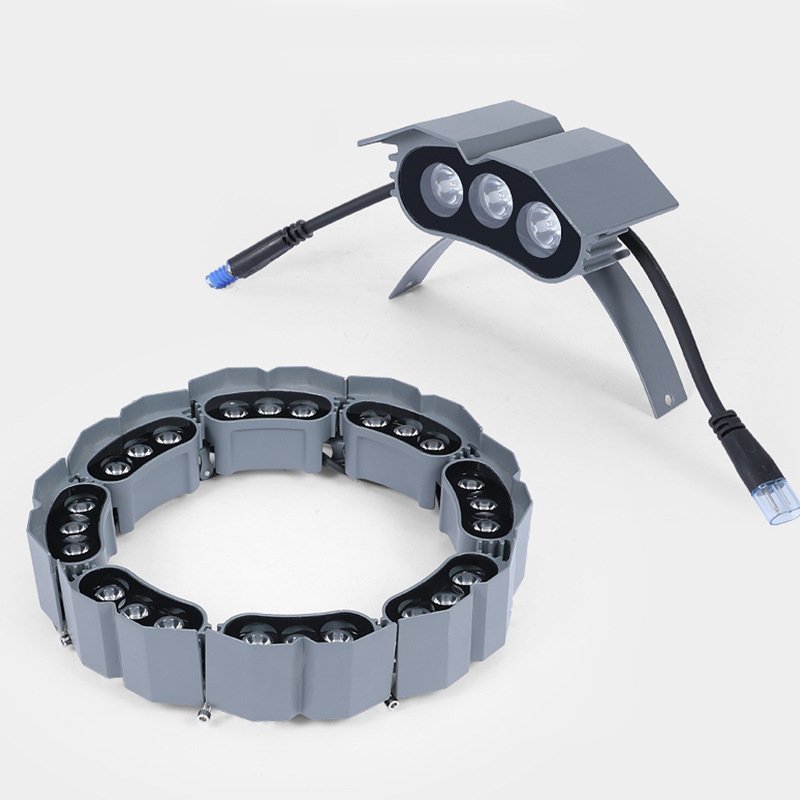 24w Linkable Palm Hug Tree Light Ip65 Waterproof DC24V Outdoor Lighting Landscape Garden Tree Lamp Ring Led Spot Light