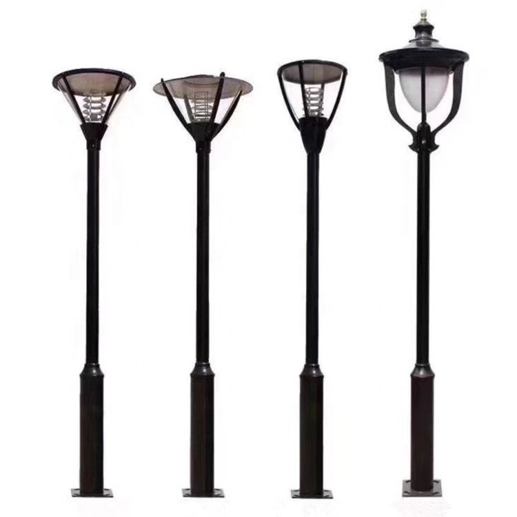 Aluminium Waterproof IP65 Pole Lamp Park Landscape Post Top Outdoor LED Garden Light