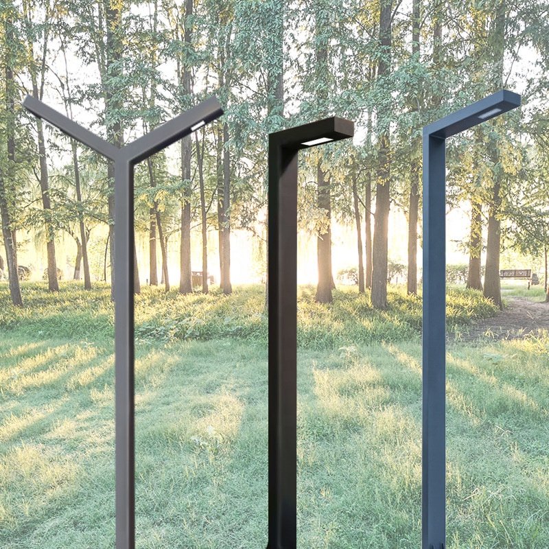 Aluminium Waterproof IP65 Pole Lamp Park Landscape Post Top Outdoor LED Garden Light