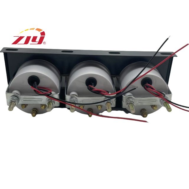 ZJY ZB156 Triple Gauge Black Gauge Auto Meter Black Gauge Auto Parts Car Parts