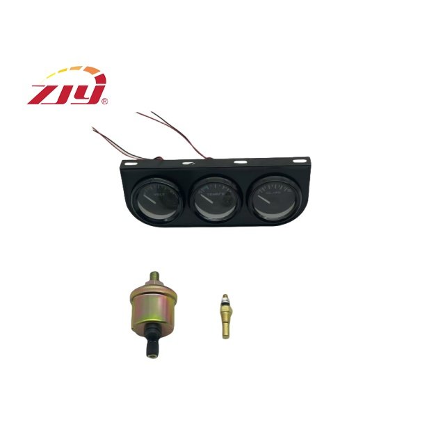 ZJY ZB156 Triple Gauge Black Gauge Auto Meter Black Gauge Auto Parts Car Parts