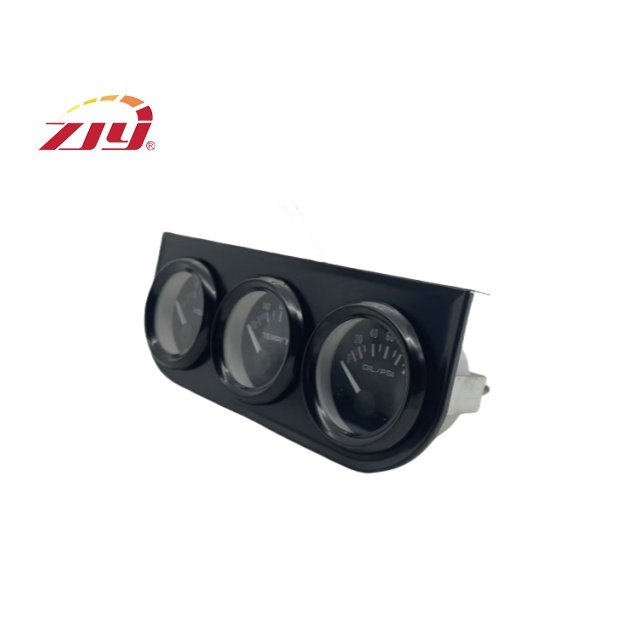 ZJY ZB156 Triple Gauge Black Gauge Auto Meter Black Gauge Auto Parts Car Parts