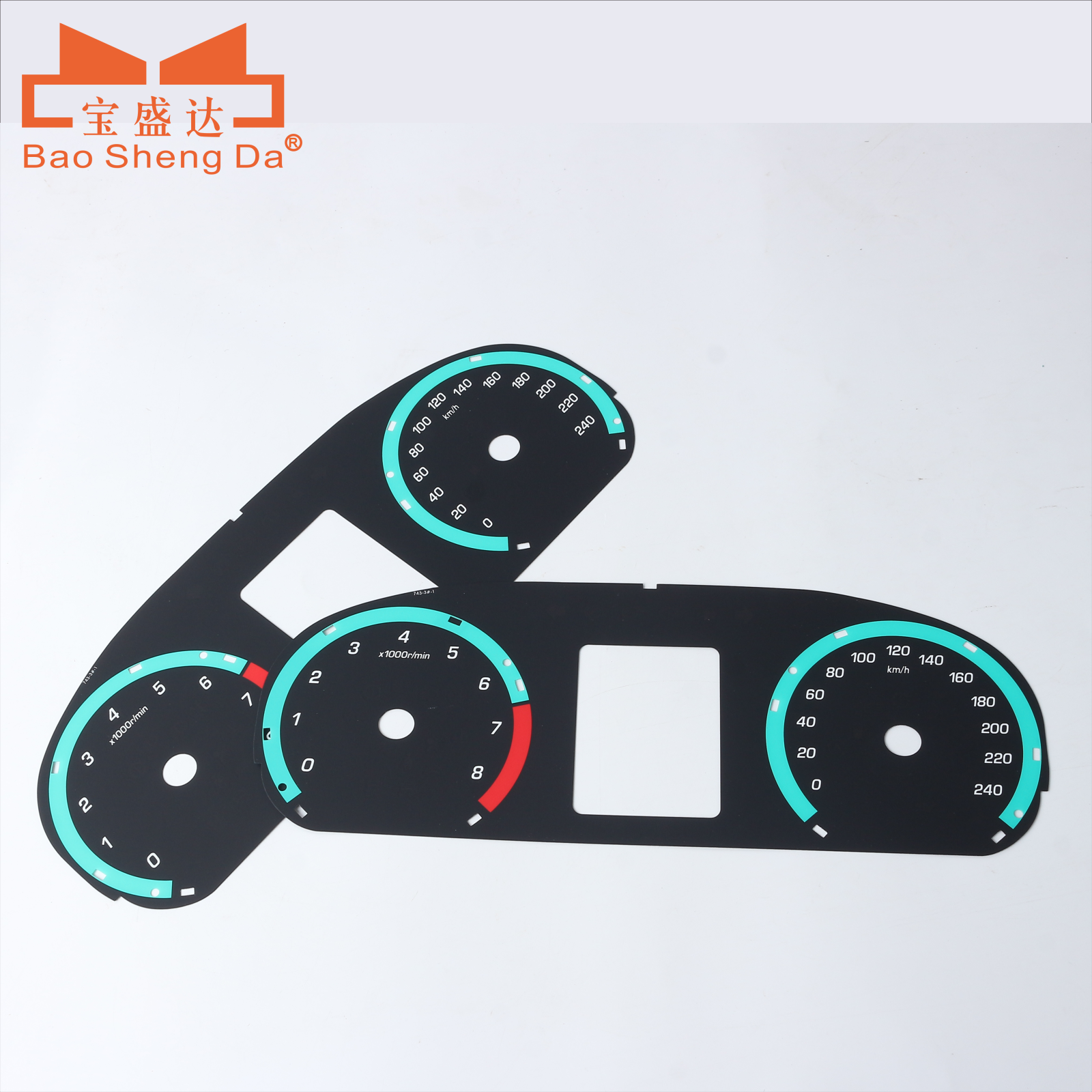 Custom Car Dashboard Display Panels Motorcycle Speedometer Display Panels Truck Speedometer Excavator Meter Accord PC Overlay