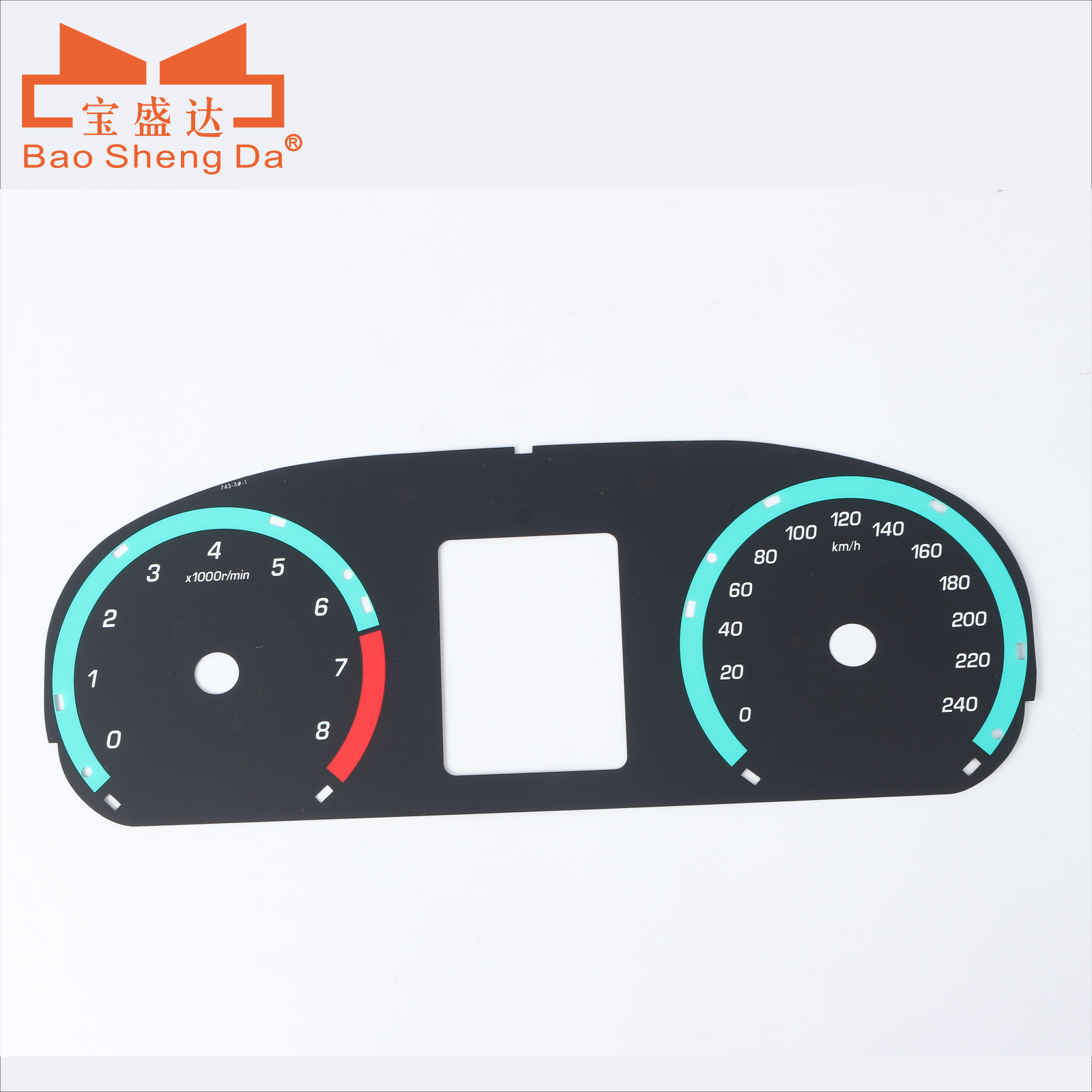 Custom Car Dashboard Display Panels Motorcycle Speedometer Display Panels Truck Speedometer Excavator Meter Accord PC Overlay