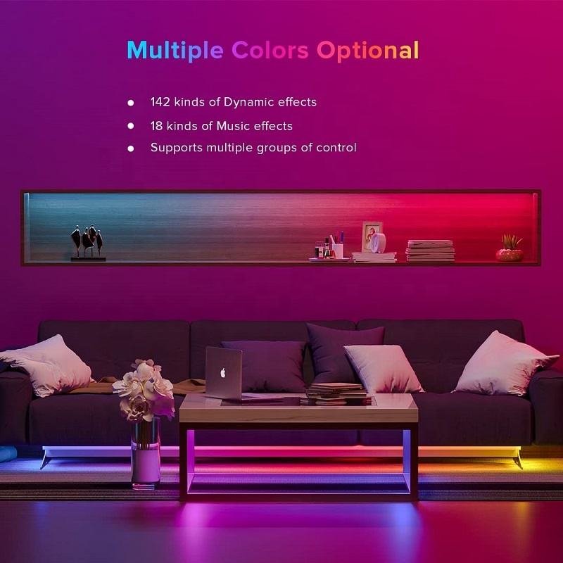 SP611E Blue Tooth Music Sync Controller Remote Control Dual Signal Output Pixel LED Controller for Addressable Strip Light