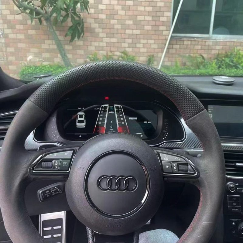 Linux System 1920*720P LCD Dashboard Display Auto Meter Instrument Digital Cluster for Audi A4 B8 A5 2008-2016