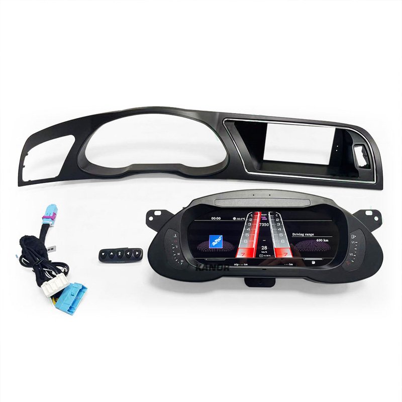Linux System 1920*720P LCD Dashboard Display Auto Meter Instrument Digital Cluster for Audi A4 B8 A5 2008-2016