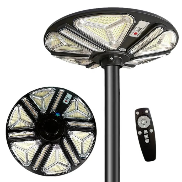 Waterproof Outdoor LED Solar Cell UFO Street Light Solar Garden Light 1000W 2000W