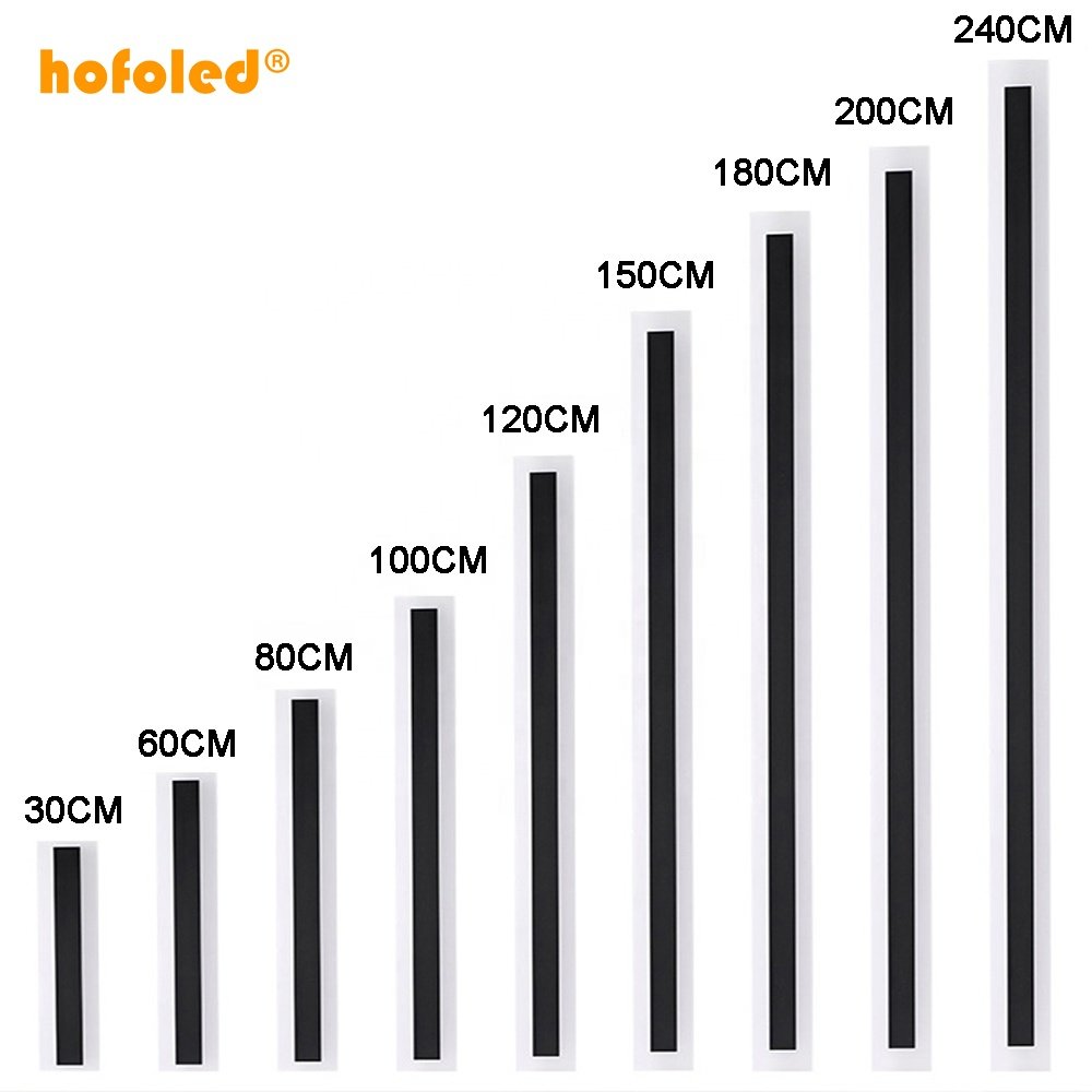 Hofoled Outdoor up and Down Exterior Linear Wall Lamp Indoor 110V 220V Sconce Lighting Home Decor Smart Long Strip Wall Light