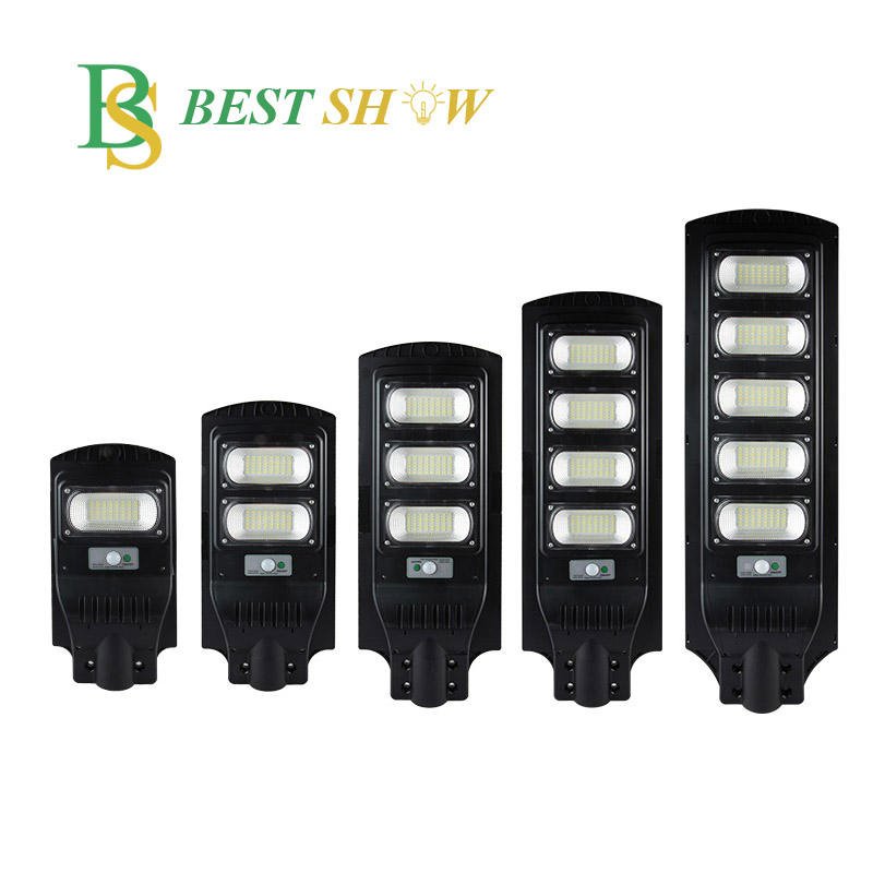 5 Years Warranty Hot Sale All in One Solar Lamp 60w 90w 120w 180w 240w 300w 400w 500w Outdoor Solar Led Street Light Skd