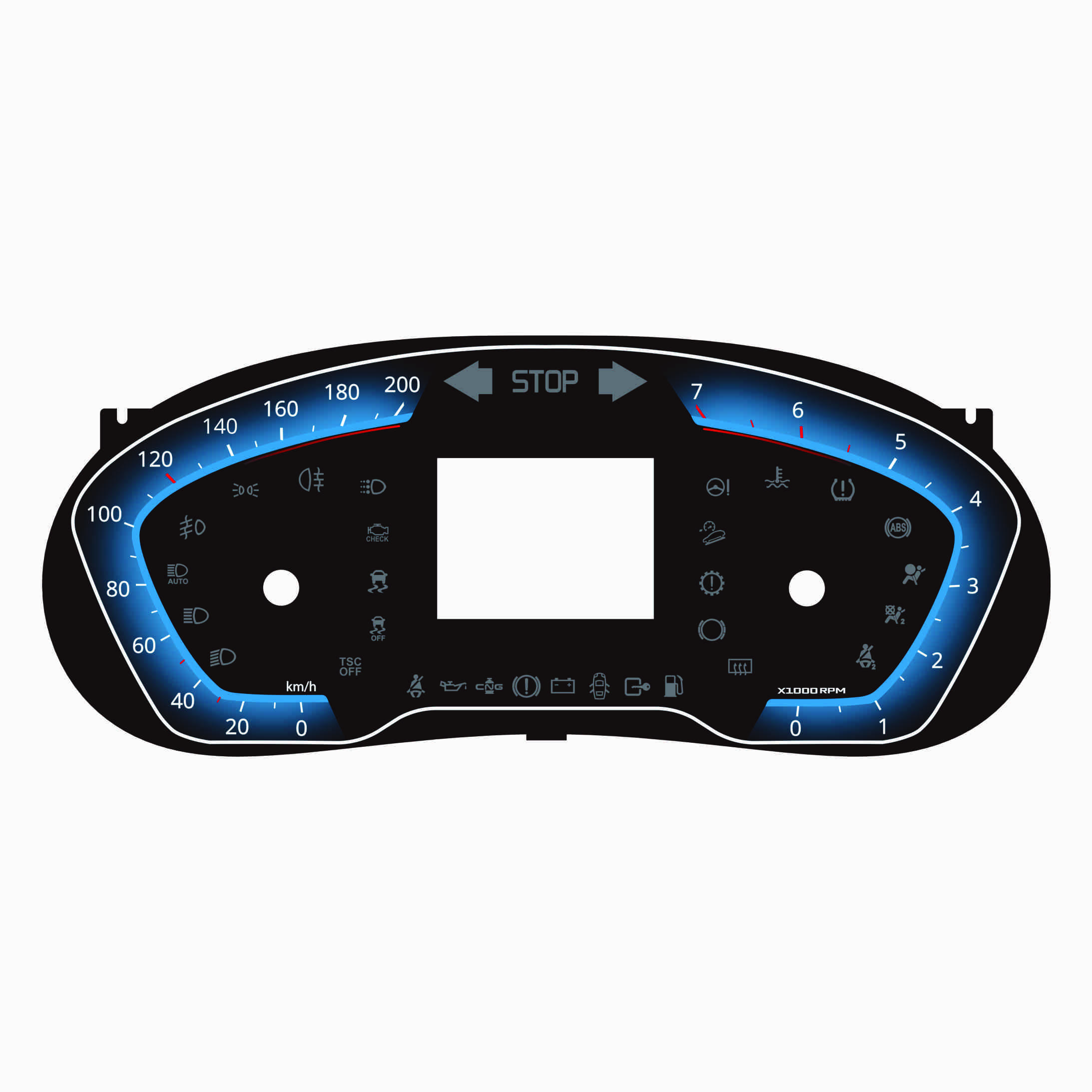Custom Motorcycles Digital Dashboard Displays for Honda : Enhancing Rider Experience