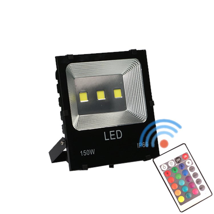 Led Cob 50W 100W 200W 15 Watt 12V 24V Dc 10W Ip65 Waterproof Garden Landscape Light Outdoor Rgbw Rgb Flood Lights With Control