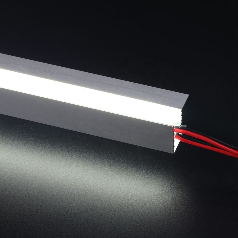 W20*H22mm LED Slot Aluminium Housing Recessed Double-sided Luminous Cabinet Laminate up and Down Luminous