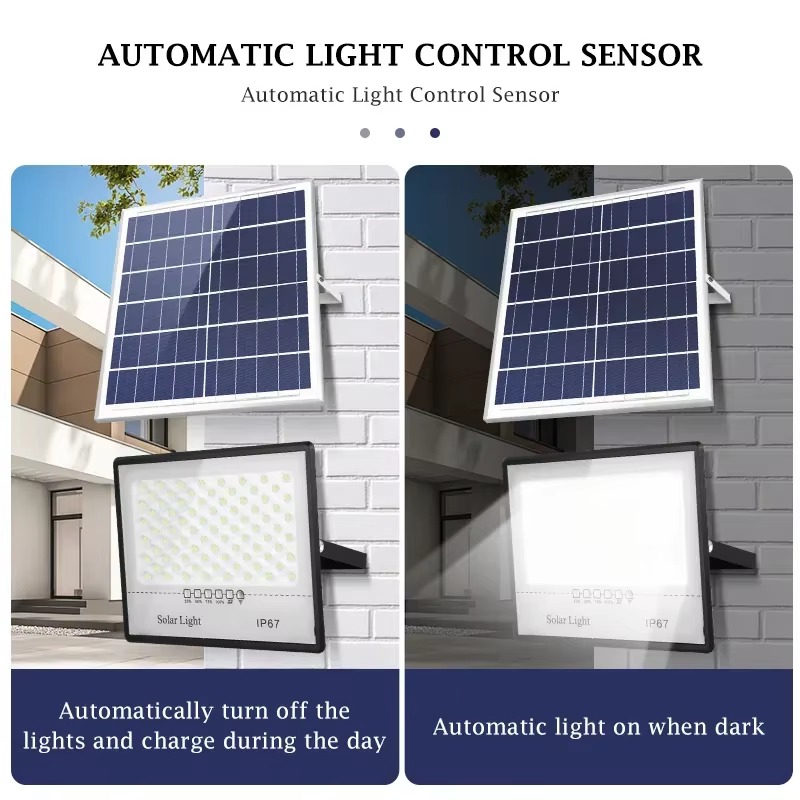 High Brightness Waterproof Solar Lights Outdoor Ip67 Remote Control Led Solar Flood Light/Solar Flood Lights/Outdoor Lights