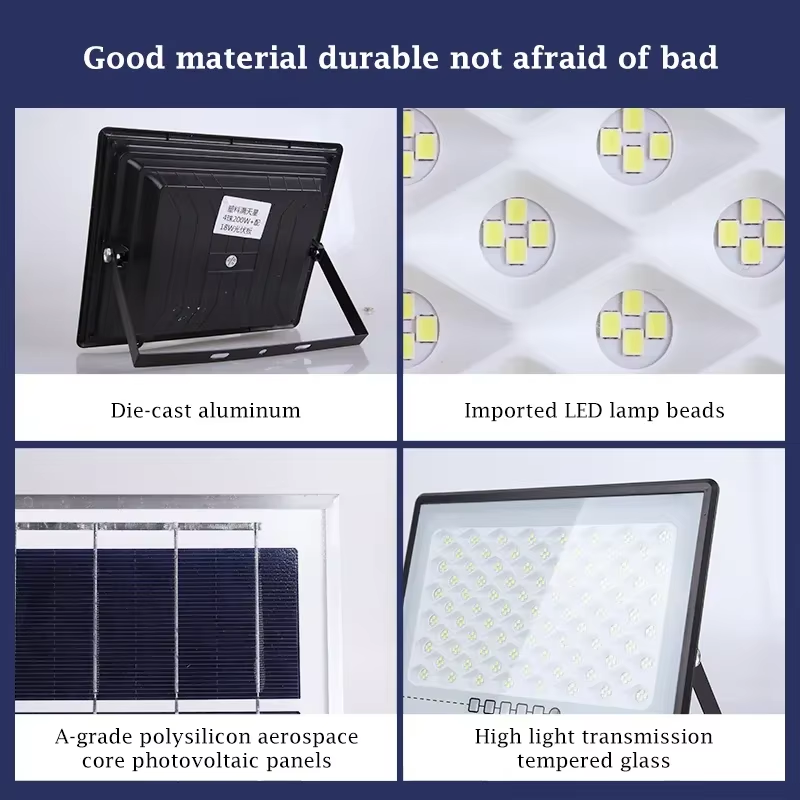 High Brightness Waterproof Solar Lights Outdoor Ip67 Remote Control Led Solar Flood Light/Solar Flood Lights/Outdoor Lights
