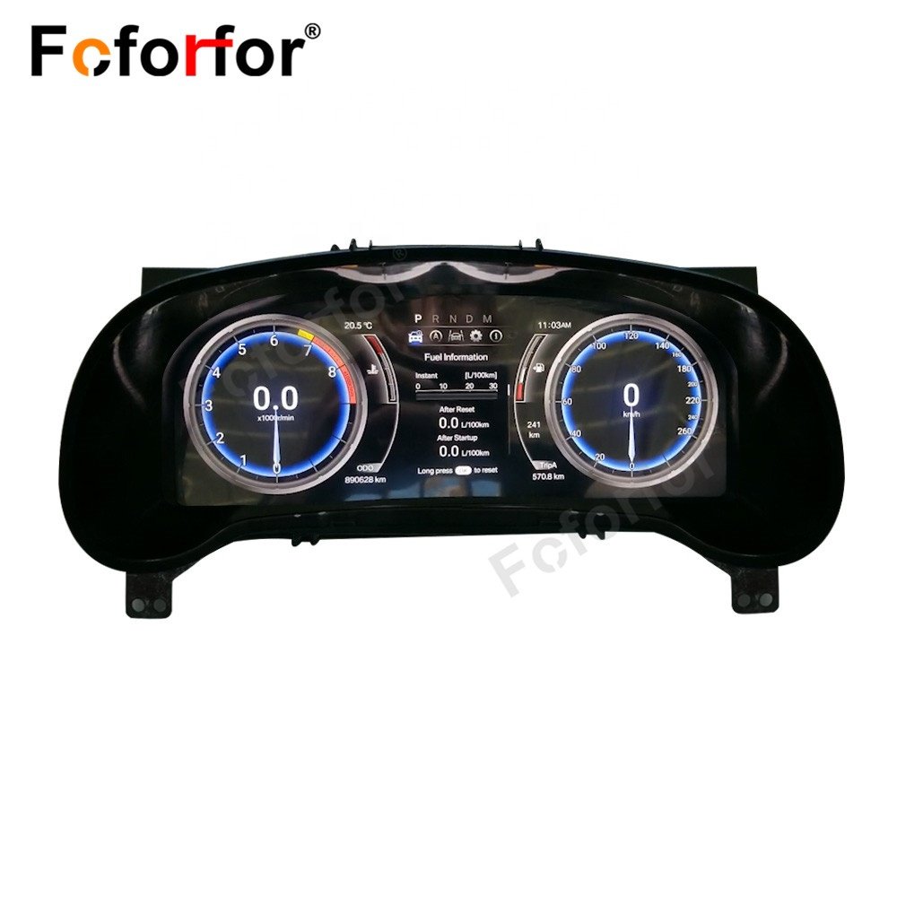 LCD Digital Cluster Virtual Cockpit for Lexus RX 2018-2021 Auto Electronics Dashboard Player Speed Meter Screen