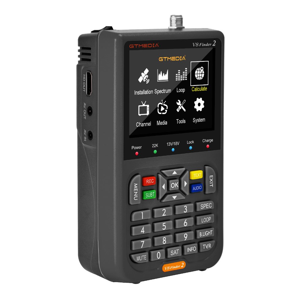 Handheld Freesat V8 Finder 2 Signal Tracker GTmedia V8 Finder2 DVB-S2 Satellite Meter Satellite Finder
