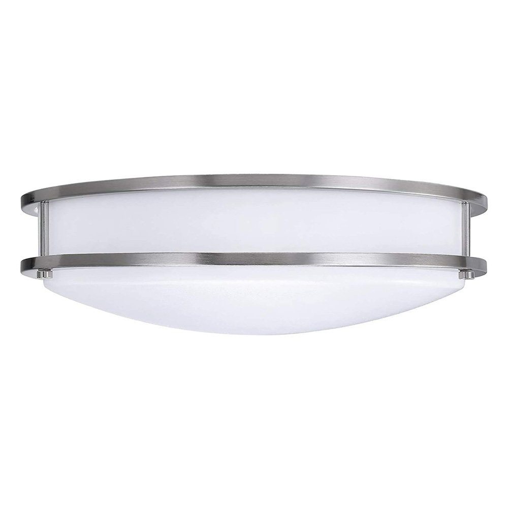 North American Hot Selling 10 Inch 12 Inch White Acrylic Round Shade ETL LED Surface Mount Ceiling Lights