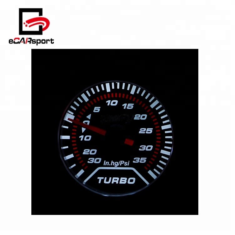 ECARsport 52mm Boost Gauge PSI Auto Car Meter