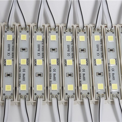 High Brightness 3led 12V 5054 LED Module Waterproof IP65 LED Advertisement Sign for Light Box