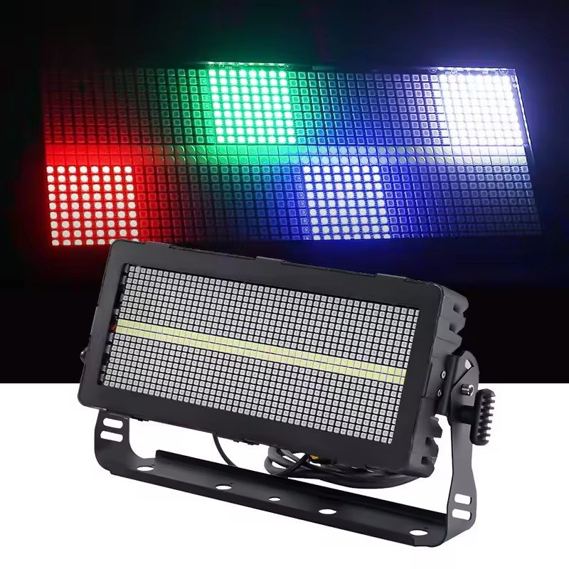 400W Outdoor Strobe Light 12 Segment White RGB 3in1 with RDM Rgb Led Strobe Light Outdoor IP65