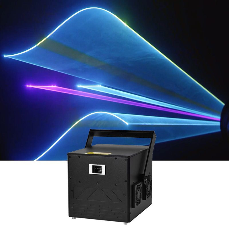 Pro DJ Lights 15W RGB 3 in 1 Full Color Dolphin Animation Line Scan 3D Effect Curtain Stage Lighting in Fog Machine Wedding