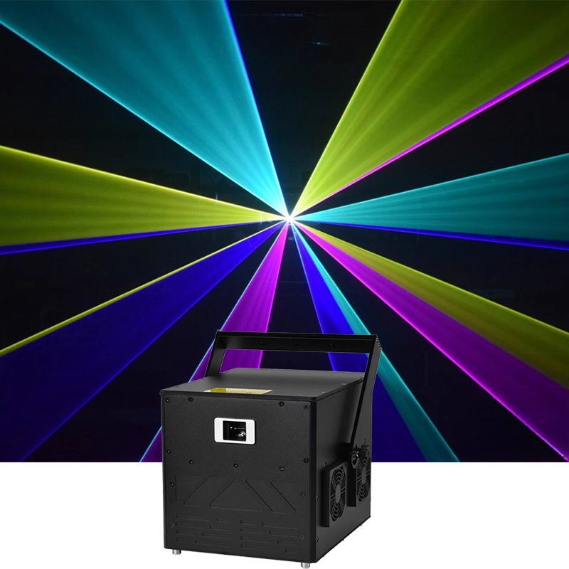 Pro DJ Lights 15W RGB 3 in 1 Full Color Dolphin Animation Line Scan 3D Effect Curtain Stage Lighting in Fog Machine Wedding