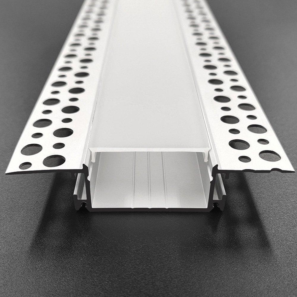Recessed Corner Line Light Housing Kit Aluminum Alloy Light Slot Led Light with Ceiling 12v/24vLED Linear bar