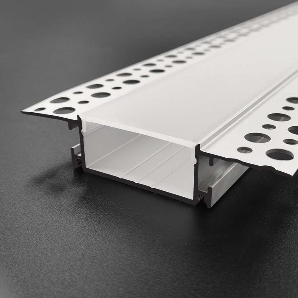 Recessed Corner Line Light Housing Kit Aluminum Alloy Light Slot Led Light with Ceiling 12v/24vLED Linear bar