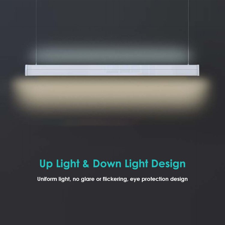 High Quality Office Modern Minimalist Lighting Aluminum CCT Ceiling Linear Light Fixture