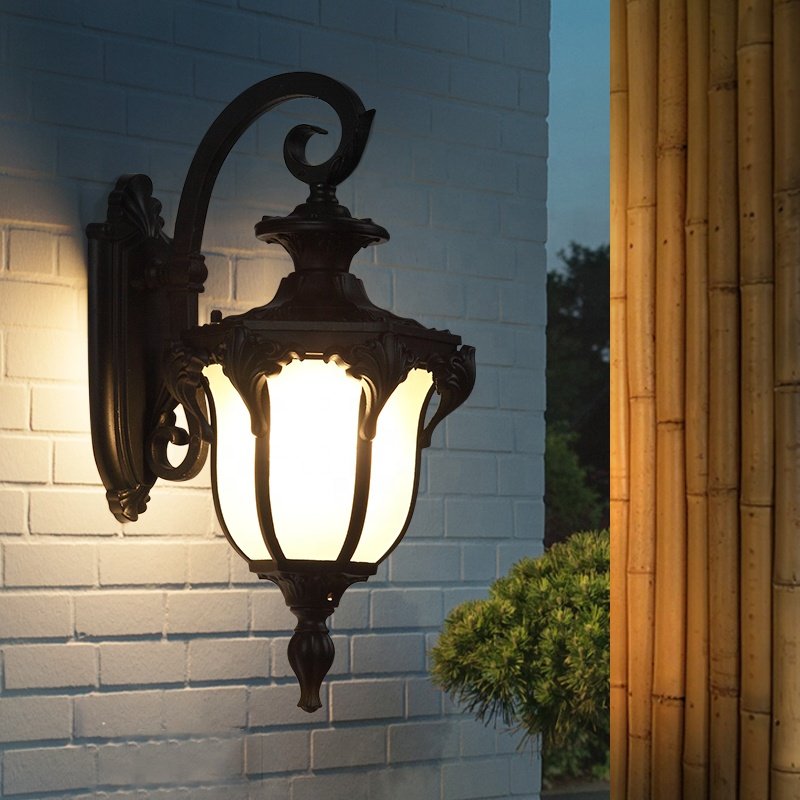 New Design European Style Antique Vintage Glass Industrial Rustic Lighting Wall Lamp
