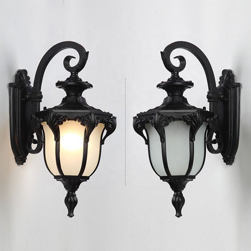 New Design European Style Antique Vintage Glass Industrial Rustic Lighting Wall Lamp