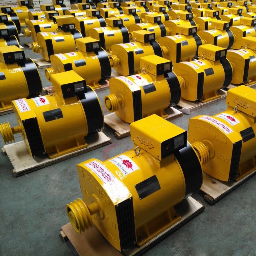ST-2 2KW 3KW 5KW 7.5KW 10KW 12KW 15KW 20KW Single Phase 230V Brush Type AC Alternator for Sales