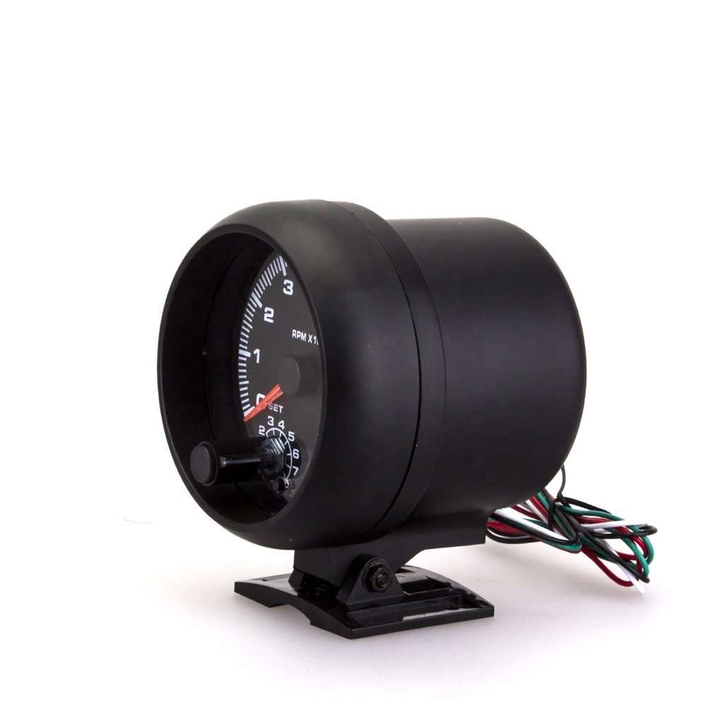 95mm Blue LCD Led RPM Universal Car Auto Tachometer Gauge Meter
