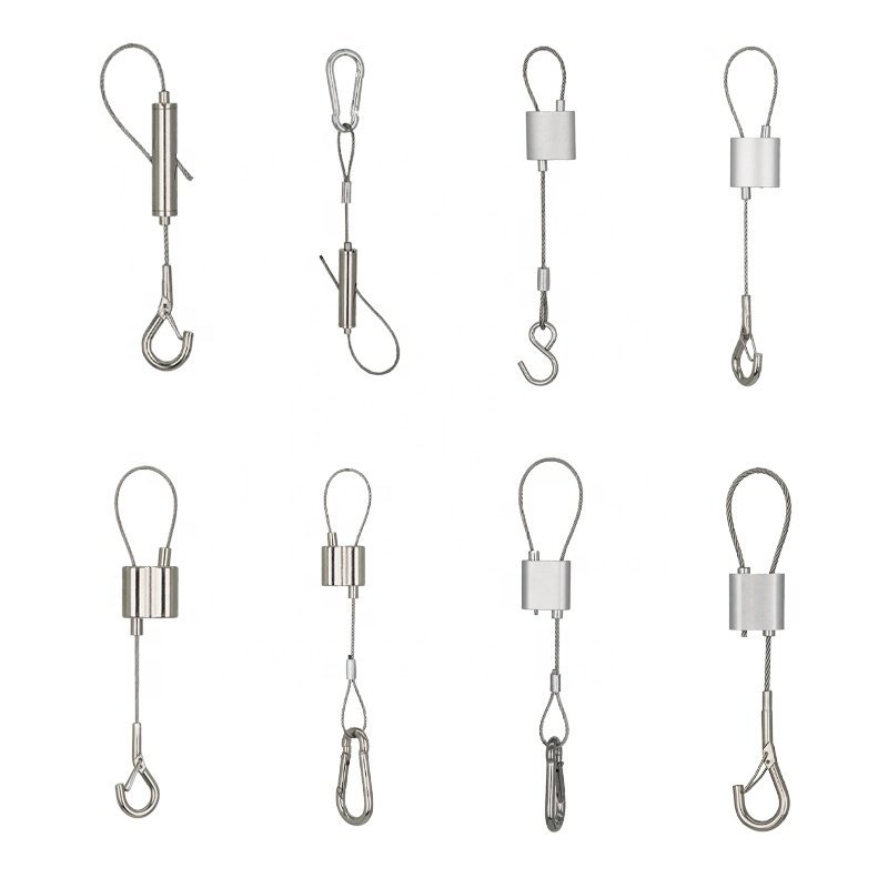 Hot Selling Ceiling Mounted Light Hanging Kit Cable Suspension Steel Rope Hanger