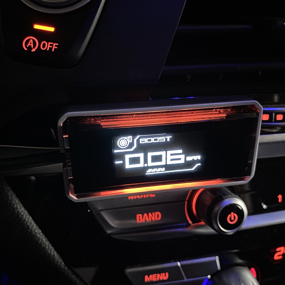 Ambient Light Cyberpunk Style Obd2 Digital Meter Gauge for Canbus Car