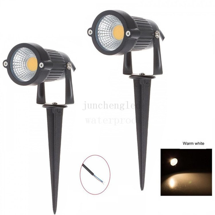 Torch Meadow Under Ground Gate Garden COB Spot Inground Flood IP67 Waterproof Landscape Spike Lamp 3w LED Garden Light