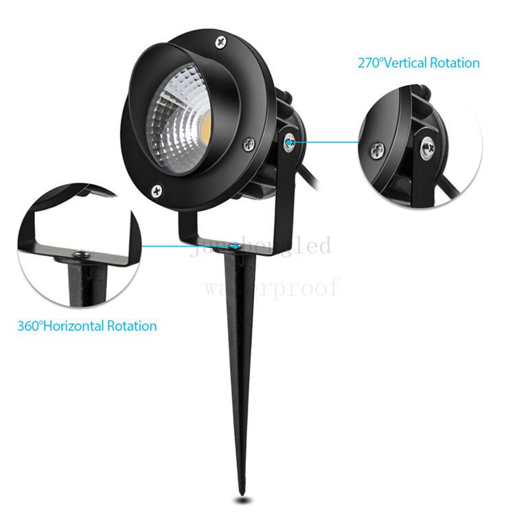 Torch Meadow Under Ground Gate Garden COB Spot Inground Flood IP67 Waterproof Landscape Spike Lamp 3w LED Garden Light