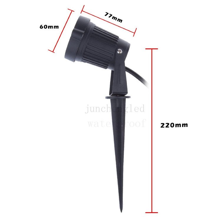 Torch Meadow Under Ground Gate Garden COB Spot Inground Flood IP67 Waterproof Landscape Spike Lamp 3w LED Garden Light