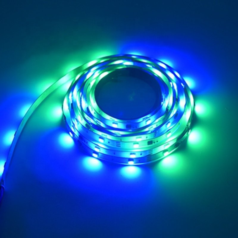Shenzhen LED Lighting RGB Addressable SMD5050 Smart Strip Lights RGB Digital LED Strips