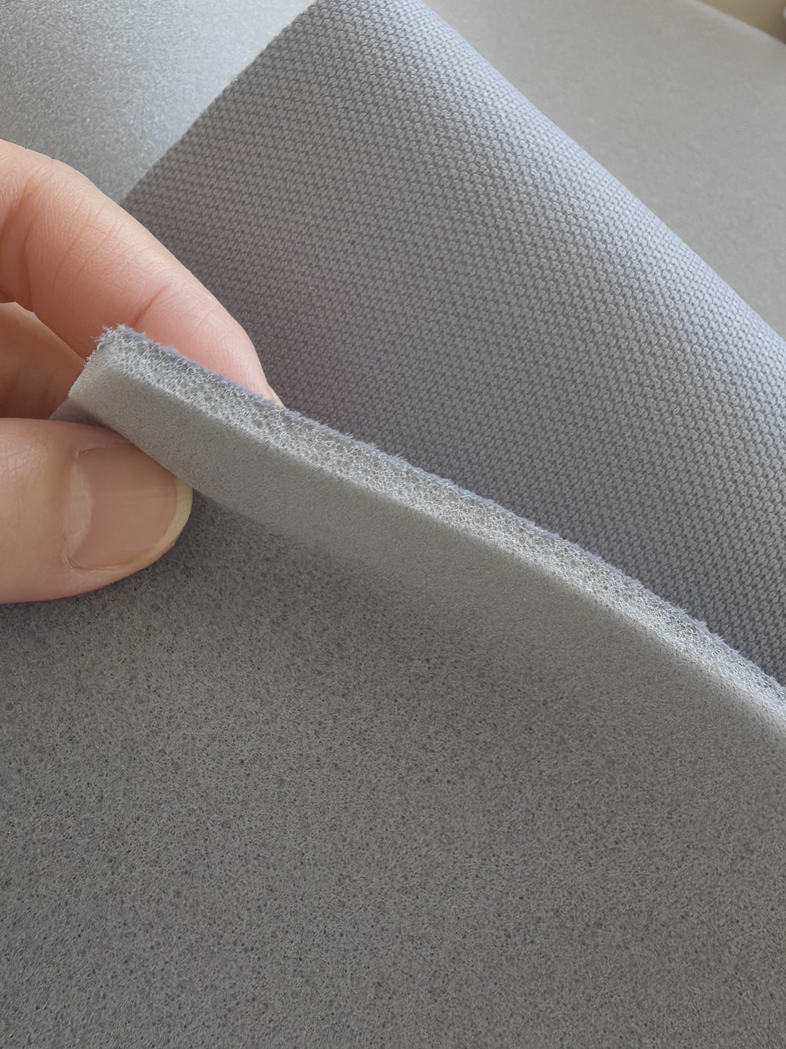 Hot Sell 3mm Foam Backed Compound Auto 3D Plain Car Ceiling Headliner Spacer Mesh Fabric for Car