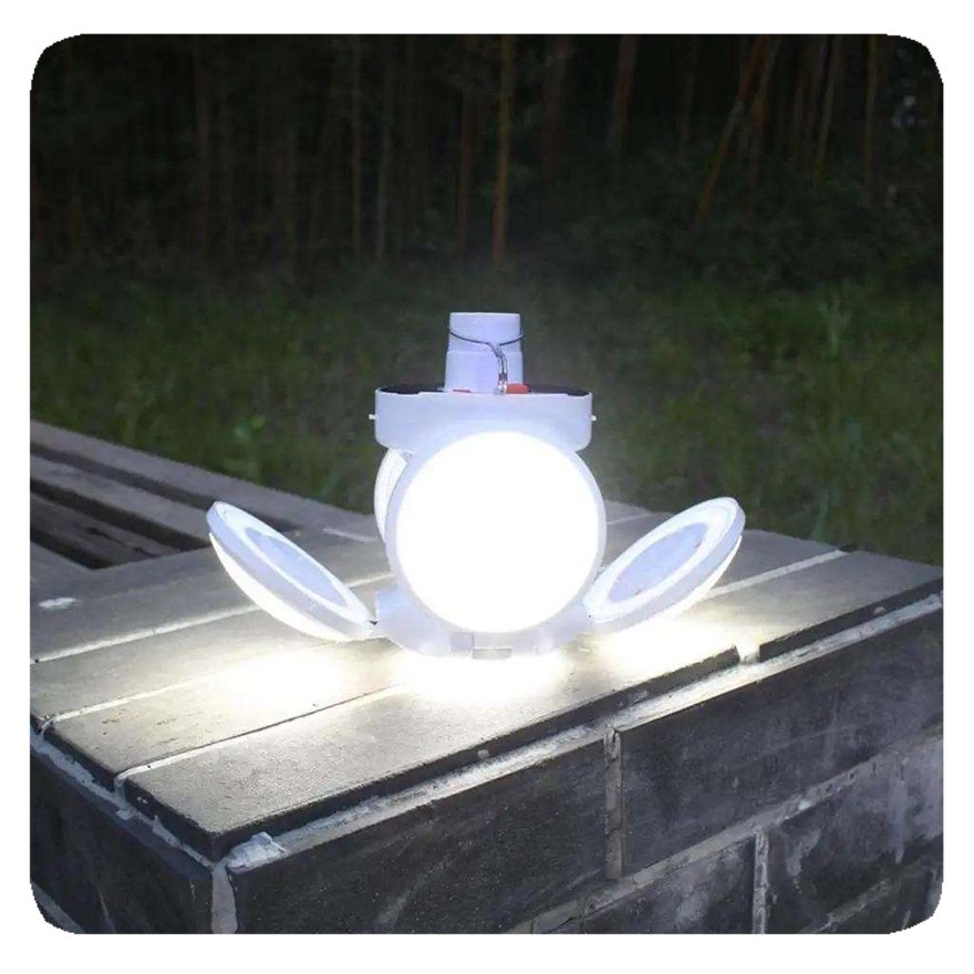 Home Remodeling Custom BAHE Energy Saving Multifunction Solar Camping Lantern Portable Foldable UFO Ball Bulb LED Light for Night Market