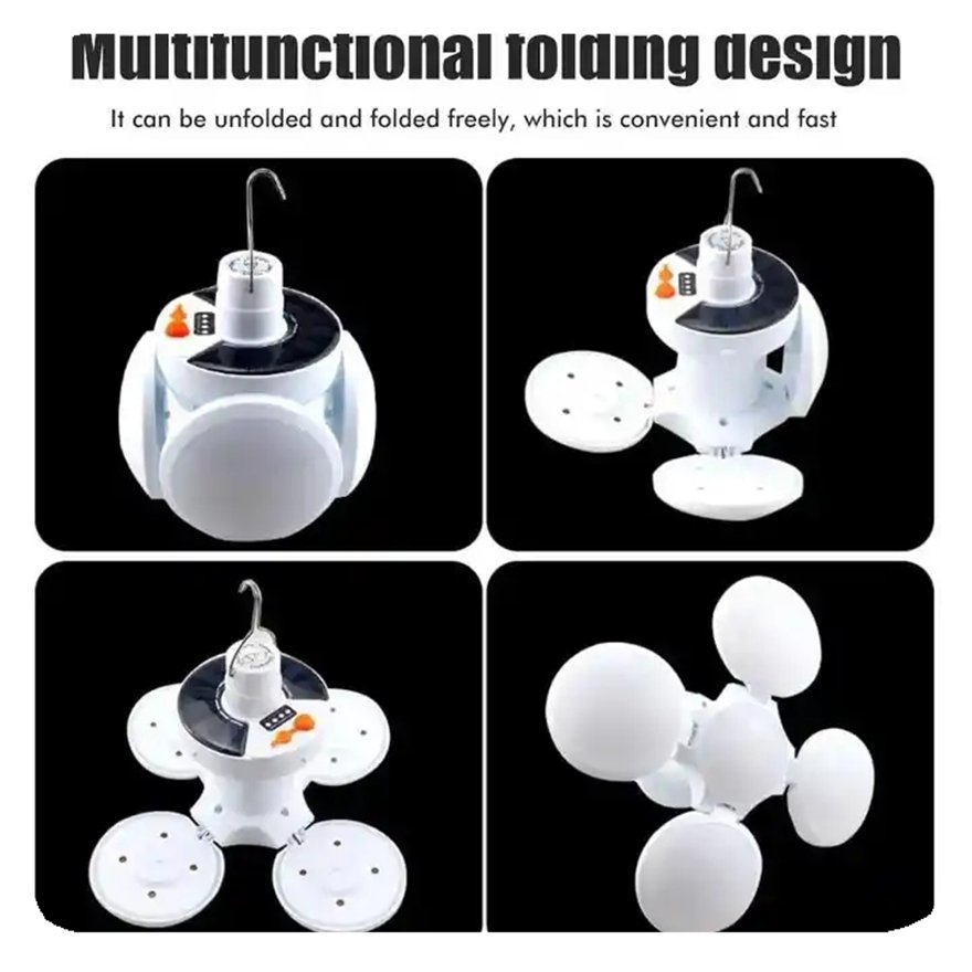 Home Remodeling Custom BAHE Energy Saving Multifunction Solar Camping Lantern Portable Foldable UFO Ball Bulb LED Light for Night Market