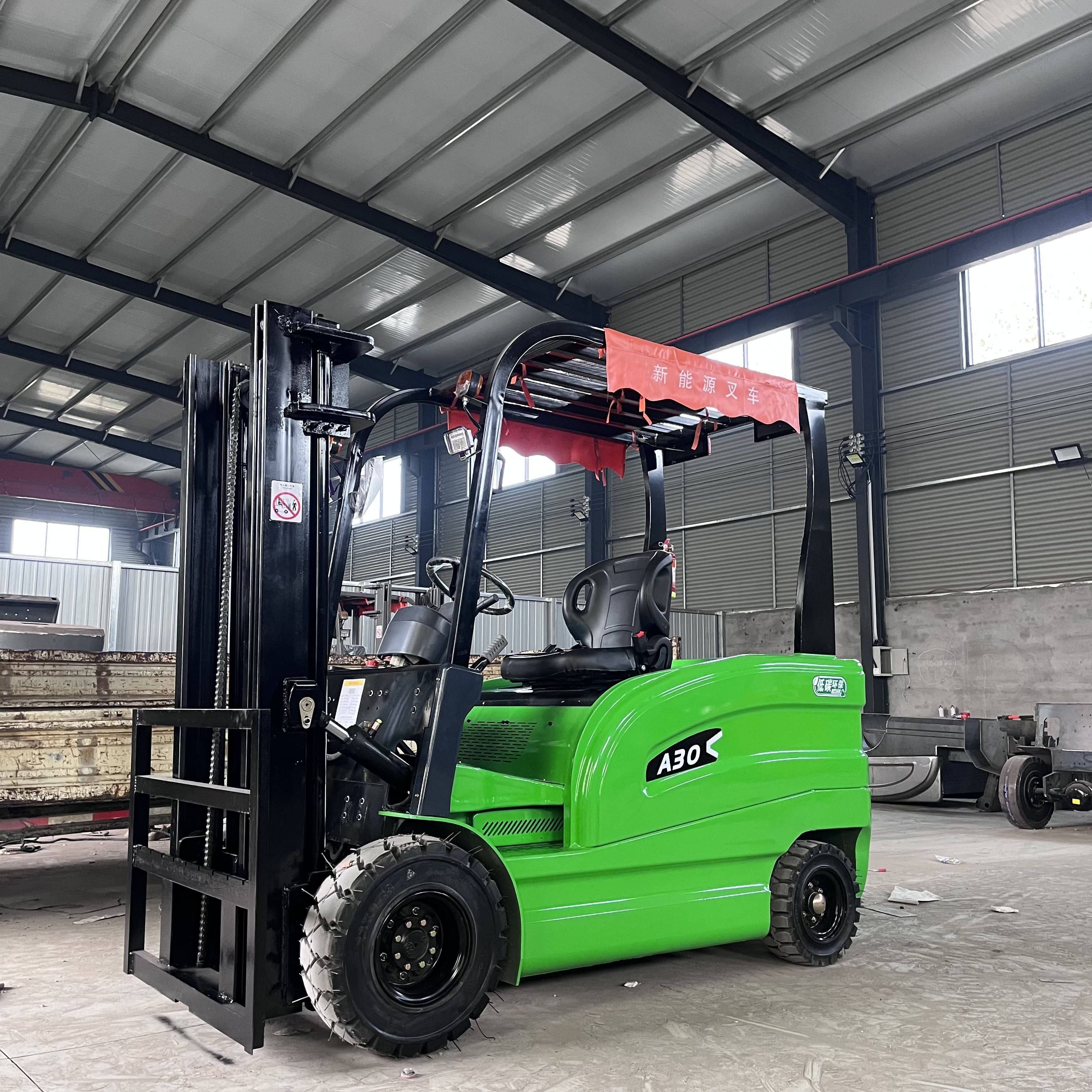 Chinese Small Forklift Automatic Transmission Dual AC Motor Lifting 3m Indoor Handling 2t3t Electric Forklift