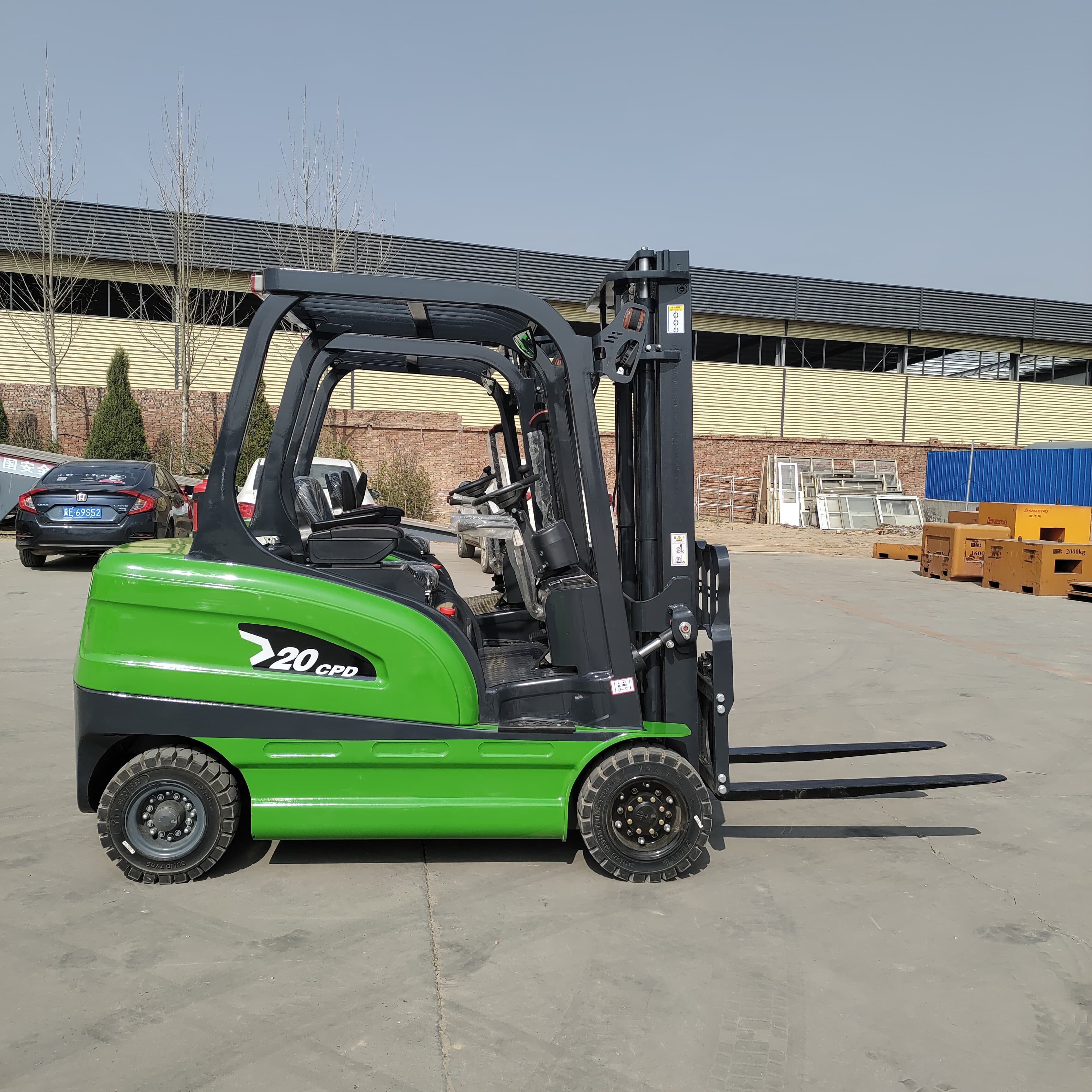 Chinese Small Forklift Automatic Transmission Dual AC Motor Lifting 3m Indoor Handling 2t3t Electric Forklift