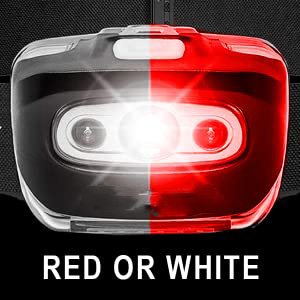Wholesale Red Safety Light Best Head Lamp, Running Camping Waterproof Headlamps 6 Modes Pivotable Head LED Headlamp Flashlight