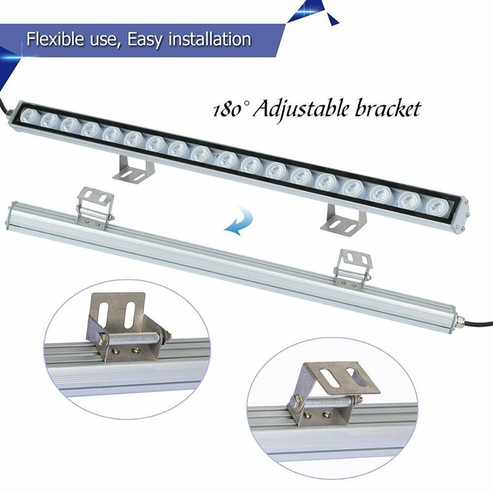 IP65 Waterproof 470nm Blue LED Bar Light 27W LED Aquarium Light Strip Reef Coral Plant Fish Tank Lamp Growth Greenhouse Lighting
