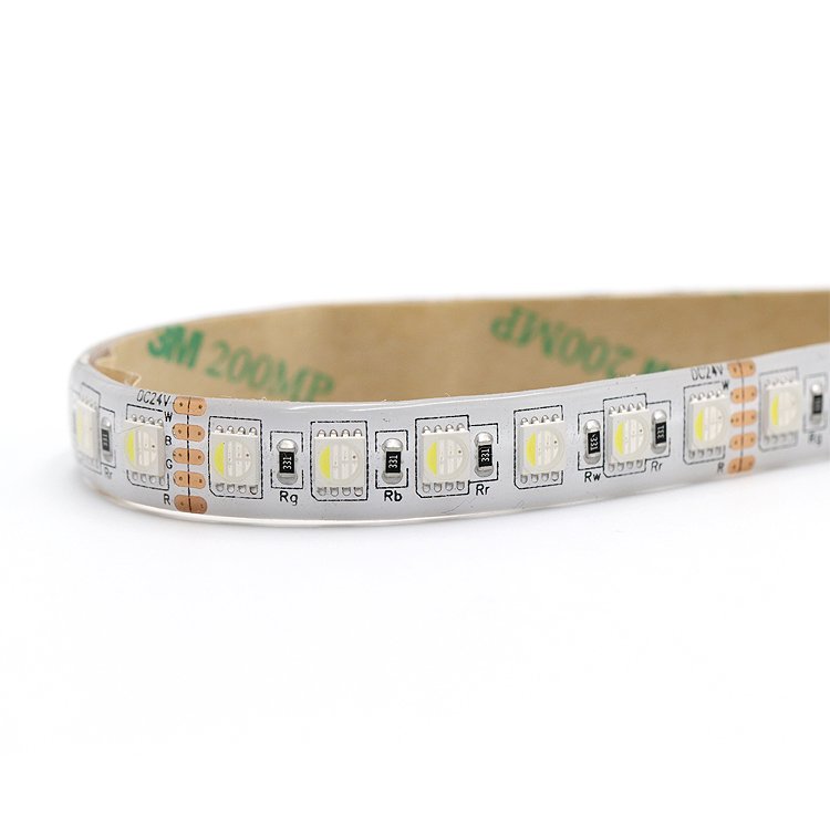 4 Color in 1 High Quality 12v 24v 96Leds/m Flexible Rgbw Led Strip Tape Light
