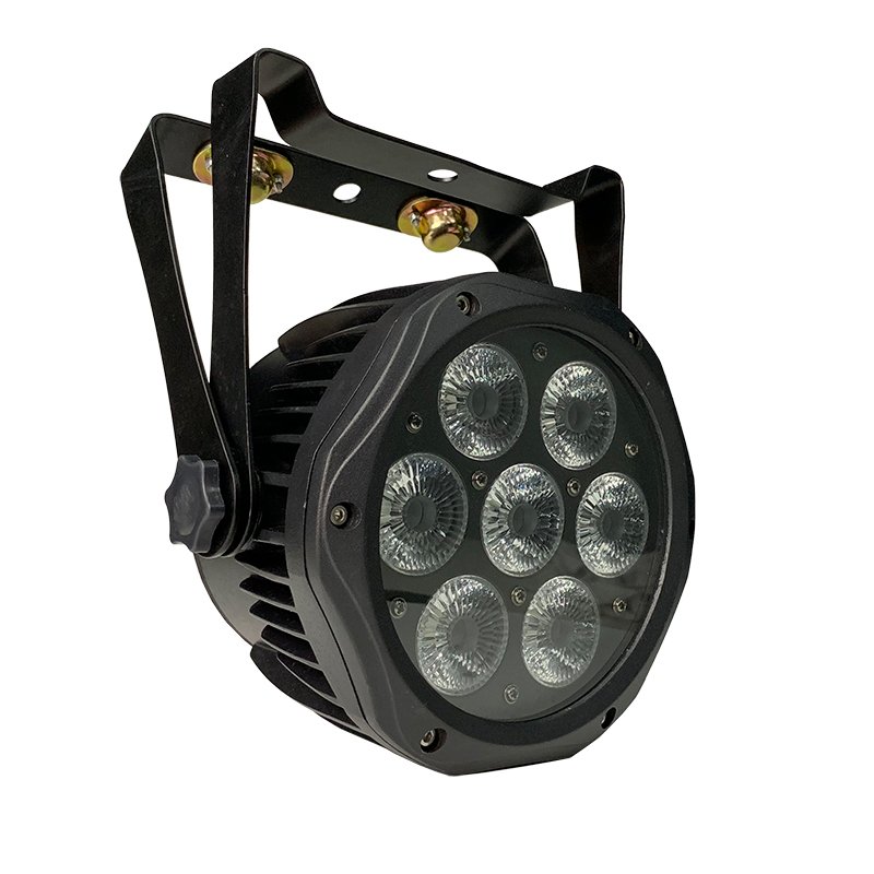Mini Waterproof LED Par Light 7*10W RGBW 4in1 LED IP65 LED Par Light for Wedding Party Event DJ Lighting Stage Wholesale Factory